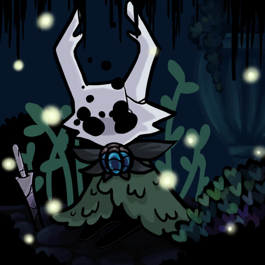 A Hollow Knight inspired fan work.